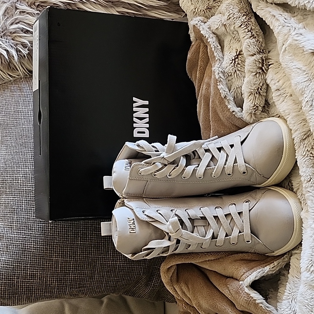 DKNY Lace Up Wedge